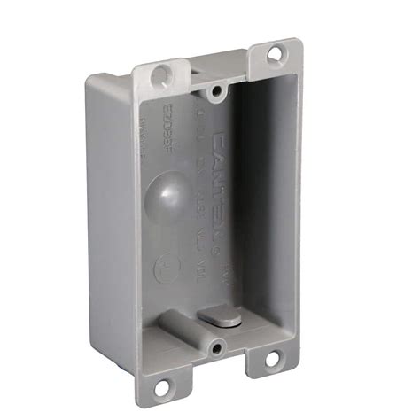 winged junction box|CANTEX Polycarbonate Old Work Switch/Outlet .